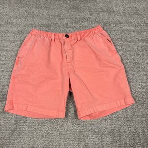Chubbies Shorts Mens Small Coral 7” Inseam Regular Fit Stretch Waist Pockets
